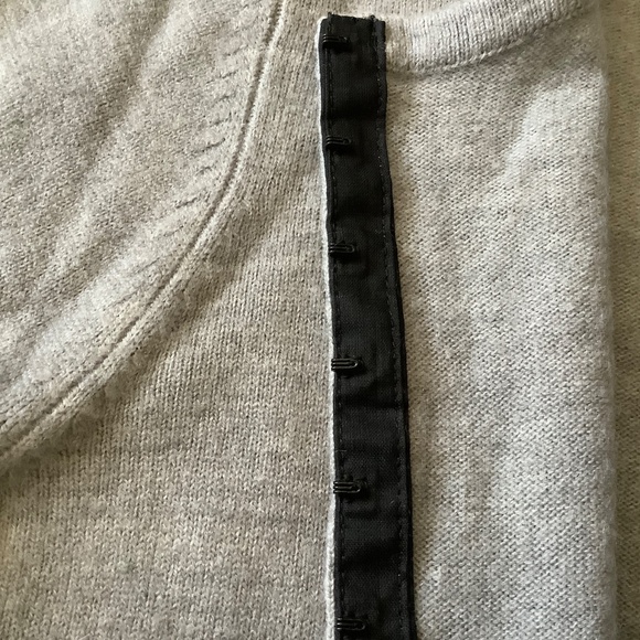 Real light grey crop cardigan - Picture 5 of 11